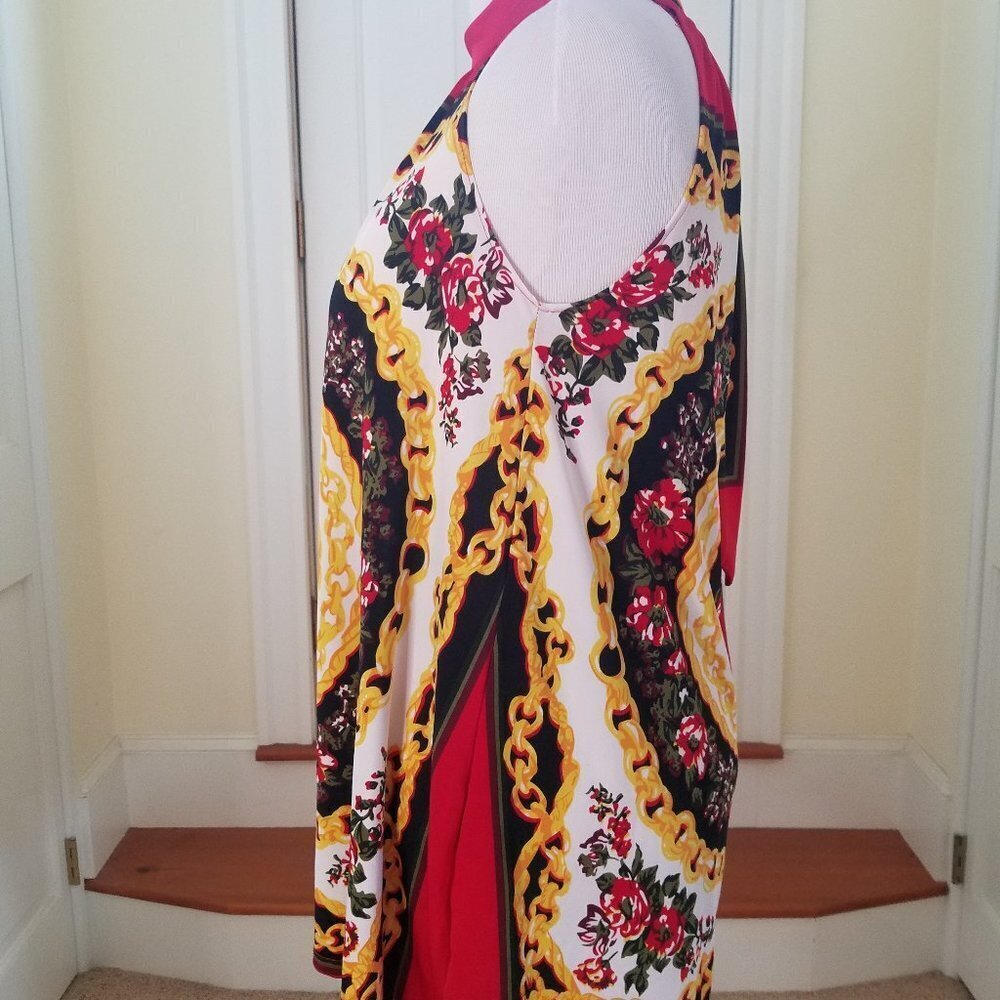 Fashion in style multicolored top sz XL - Picture 4 of 5
